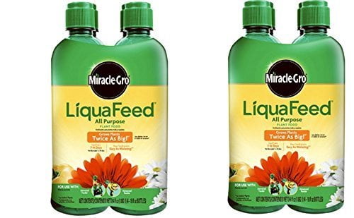 Miracle-Gro LiquaFeed All Purpose Plant Food Refill - Liquid Fertilizer - 8 Count, 16 oz