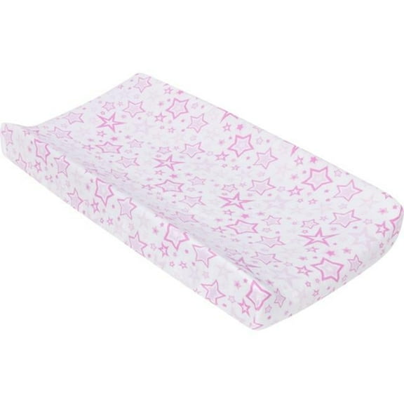 MiracleWare 8146 Pink Stars Muslin Changing Pad Cover