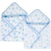 MiracleWare Muslin Cotton Hooded Towels, 2pk
