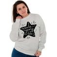 thumbnail image 1 of Miracles Happen All Time Inspiring Women Crewneck Sweatshirt Brisco Brands M, 1 of 6