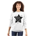 thumbnail image 1 of Miracles Happen All Time Inspiring Women Crewneck Sweatshirt Brisco Brands M, 1 of 6