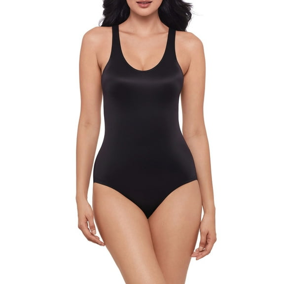 Miraclesuit Back Wrap Shaping Bodysuit - 2430 (Black, S)