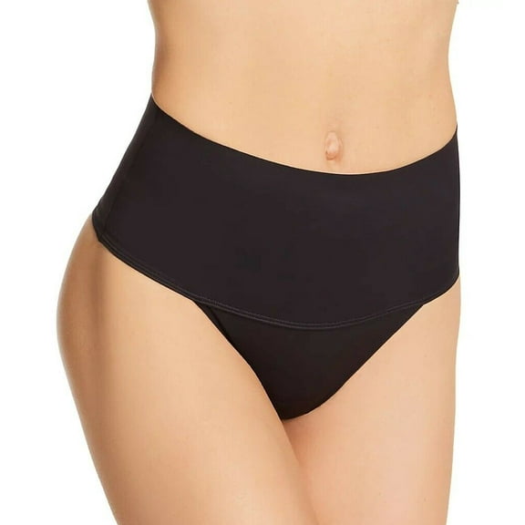 Miraclesuit Comfy Curves Waistline Thong - 2526 (Black, XL)