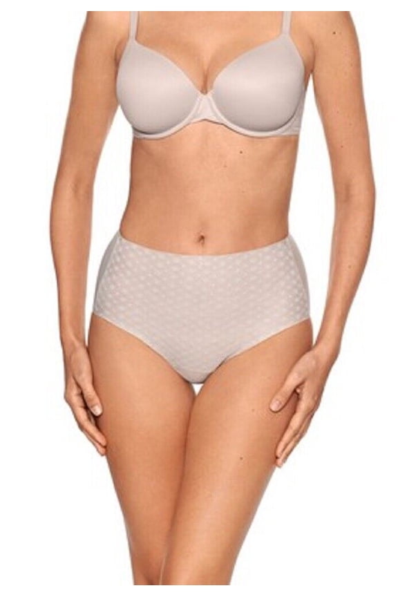 Light Shaping Brief with Lace - 2535 (Warm Beige, Medium)