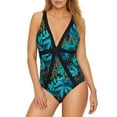thumbnail image 1 of Miraclesuit Women's Paradiso Mixology Wire Free One Piece Swimsuit 6523997 16 Multi, 1 of 2