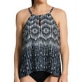 thumbnail image 1 of Miraclesuit womens  Silver Shores Peephole Tankini, 14, 1 of 2