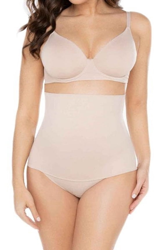 Womens Comfy Curves Firm Control High-Waist Thong Style-2528