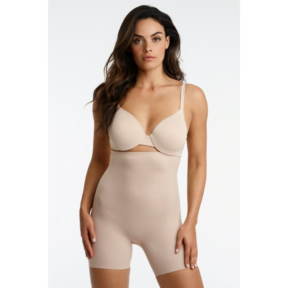 Miraclesuit Womens Firm Control Booty Boost High-Waist Mid-Thigh Shaper Style-2838