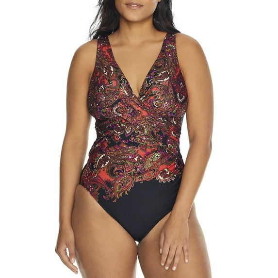 Miraclesuit Womens Kashmir Traveler One-Piece Style-6537762 Swimsuit