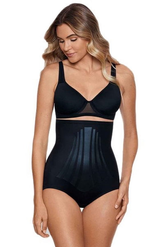 Women's Shapewear High Waist Brief Underwear Black 2XL