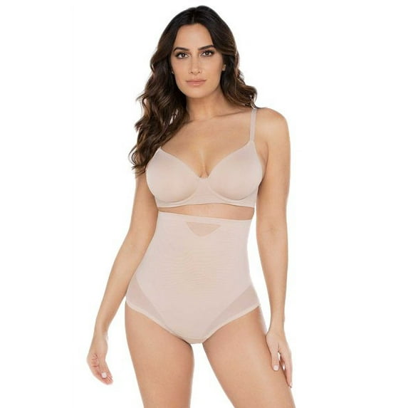 Miraclesuit Womens Sexy Sheer Extra Firm Control High-Waist Thong Style-2778