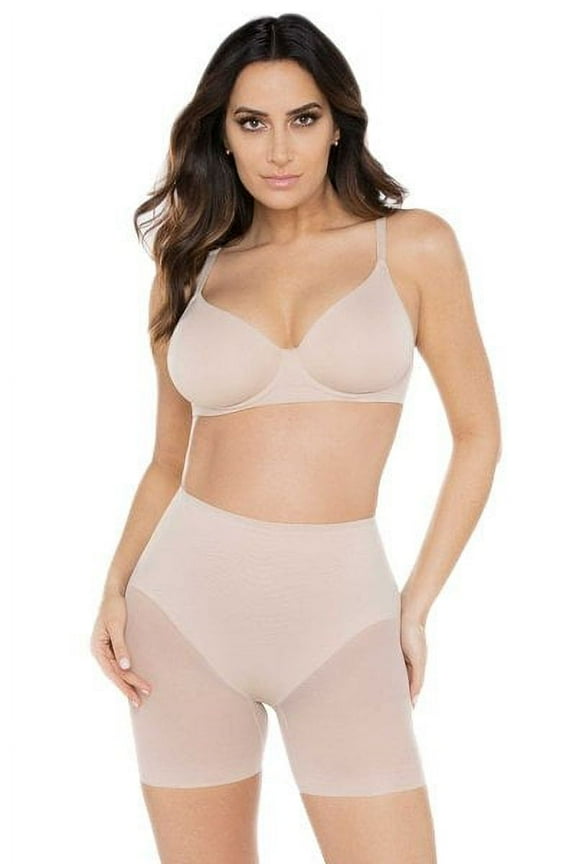 Womens Sexy Sheer Extra Firm Control Rear Lifting Boyshort Style-2776