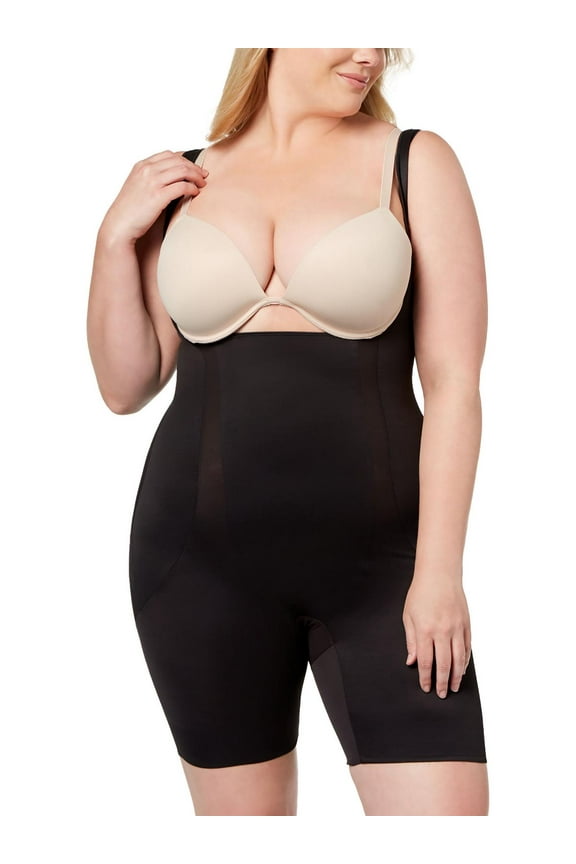 Womens Shaping Slimming Mid-Thigh Bodysuit