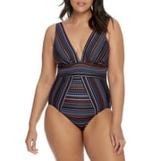 Miraclesuit Womens Shimmer Links Odyssey One-Piece Style-6552418 Swimsuit