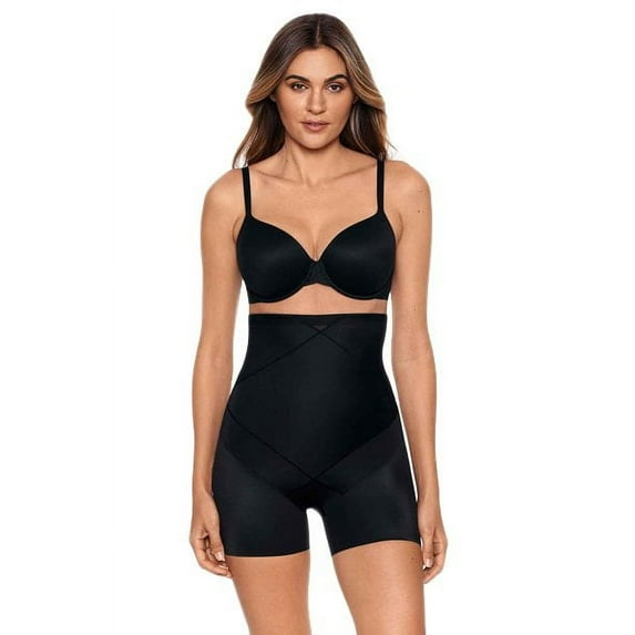 Miraclesuit Womens Tummy Tuck Extra Firm Control High-Waist Bike Shorts Style-2416