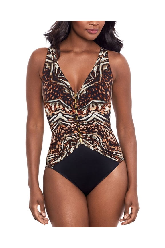 womens Charmer One-Piece, 8, Black