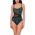 thumbnail image 1 of Miraclesuit womens  Flor De Mare Lyra One-Piece, 12, Black, 1 of 3