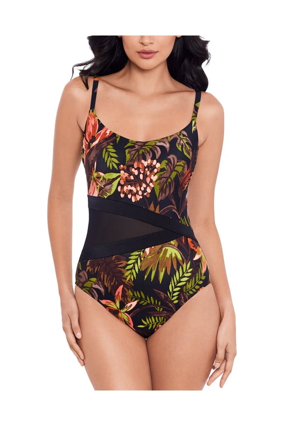 womens Lyra One-Piece, 10, Black