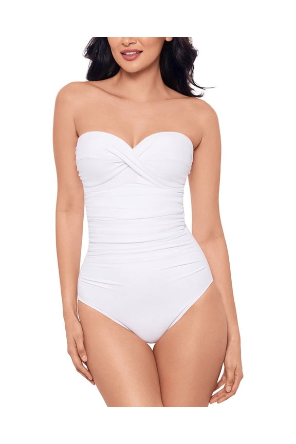 womens Madrid One-Piece, 14, White