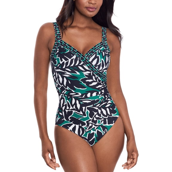 Miraclesuit womens 	 Sanibel One-Piece, 18, Black