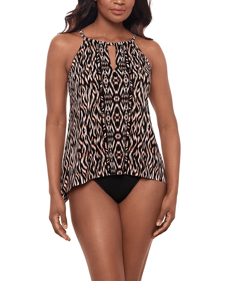 Miraclesuit womens Topkapi Peephole Tankini, 10, Black - Walmart.com