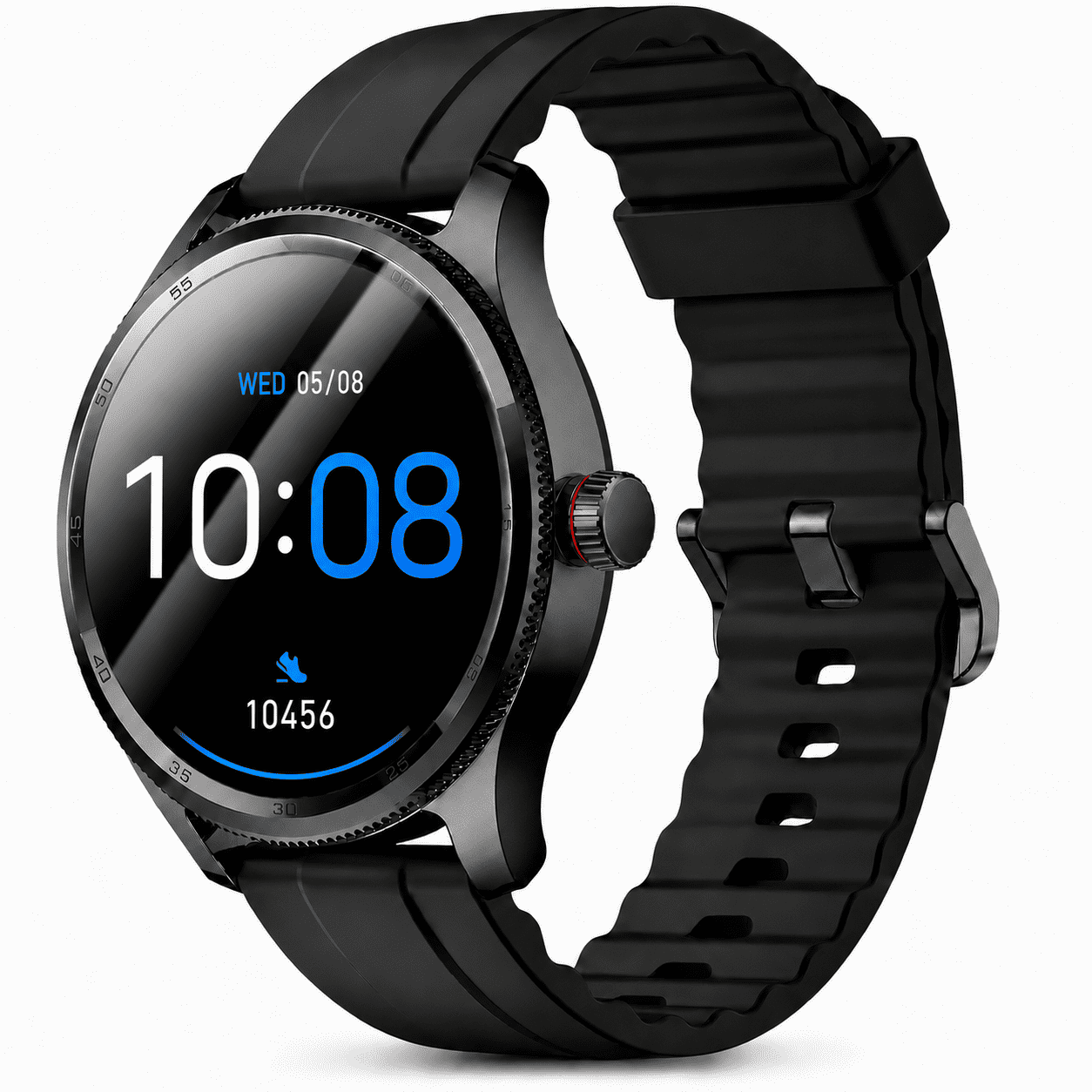 MiracoRun Men’s Smart Watch for iPhone & Android, 1.39" Round Touchscreen, Bluetooth Calling & Text Notifications, Fitness Tracker with 100+ Sports Modes, IP68 Waterproof