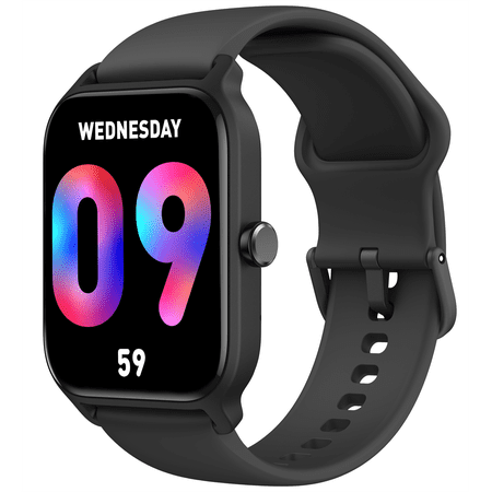 MiracoRun Men Smartwatch, 1.8 inch with Answer and Make Calls, 120+ Sport Modes, IP68 Waterproof, Fitness Tracker fits for Android and iPhone Devices, perfect gift -Black