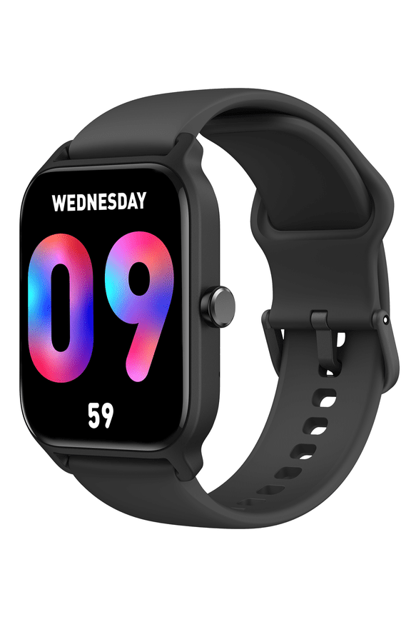Men Smartwatch, 1.8 inch with Answer and Make Calls, 120+ Sport Modes, IP68 Waterproof, Fitness Tracker fits for Android and iPhone Devices, perfect gift -Black