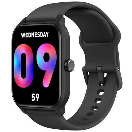 MiracoRun Men Smartwatch, 1.8 inch with Answer and Make Calls, 120+ Sport Modes, IP68 Waterproof, Fitness Tracker fits for Android and iPhone Devices, perfect gift -Black