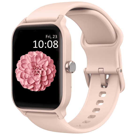 MiracoRun Smart Watch for iPhone & Android, Bluetooth Calling, Custom Watch Faces, 1.8" HD Touchscreen, Alexa Built-in, Women’s Health & Fitness Tracker
