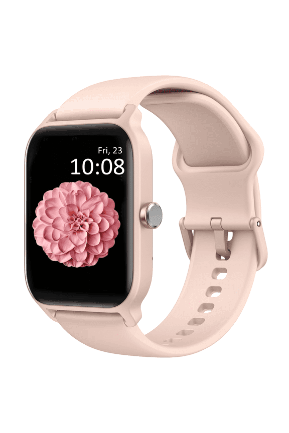 Smart Watch for iPhone & Android, Bluetooth Calling, Custom Watch Faces, 1.8" HD Touchscreen, Alexa Built-in, Women’s Health & Fitness Tracker