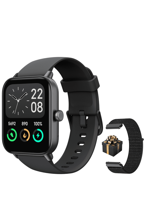 Smart Watch for iPhone & Android Device, 1.8"" HD Display, Receive and Make Bluetooth Calls, IP68 Waterproof, Fitness Tracker for Men Women
