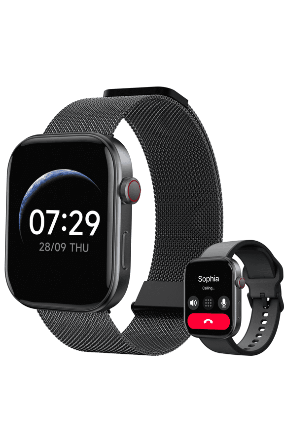 Smart Watch for Men, 1.99" AMOLED Display, Bluetooth Calls & Texts, 3ATM  Water-Resistant, 14 Days Battery Life