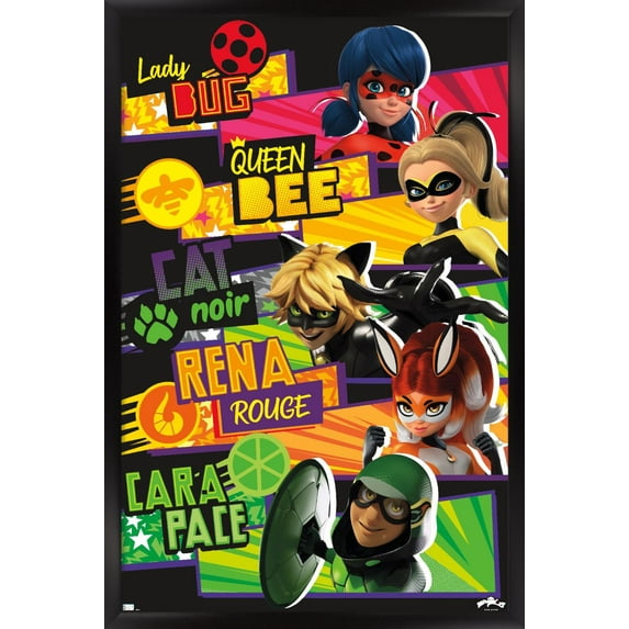 Miraculous - Bars Wall Poster, 14.725" x 22.375", Framed