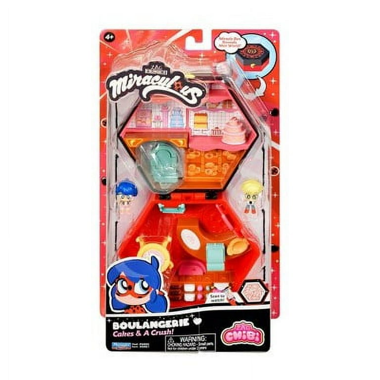 Miraculous Chibi Boulangerie: Cakes & A Crush Miracle Box Playset