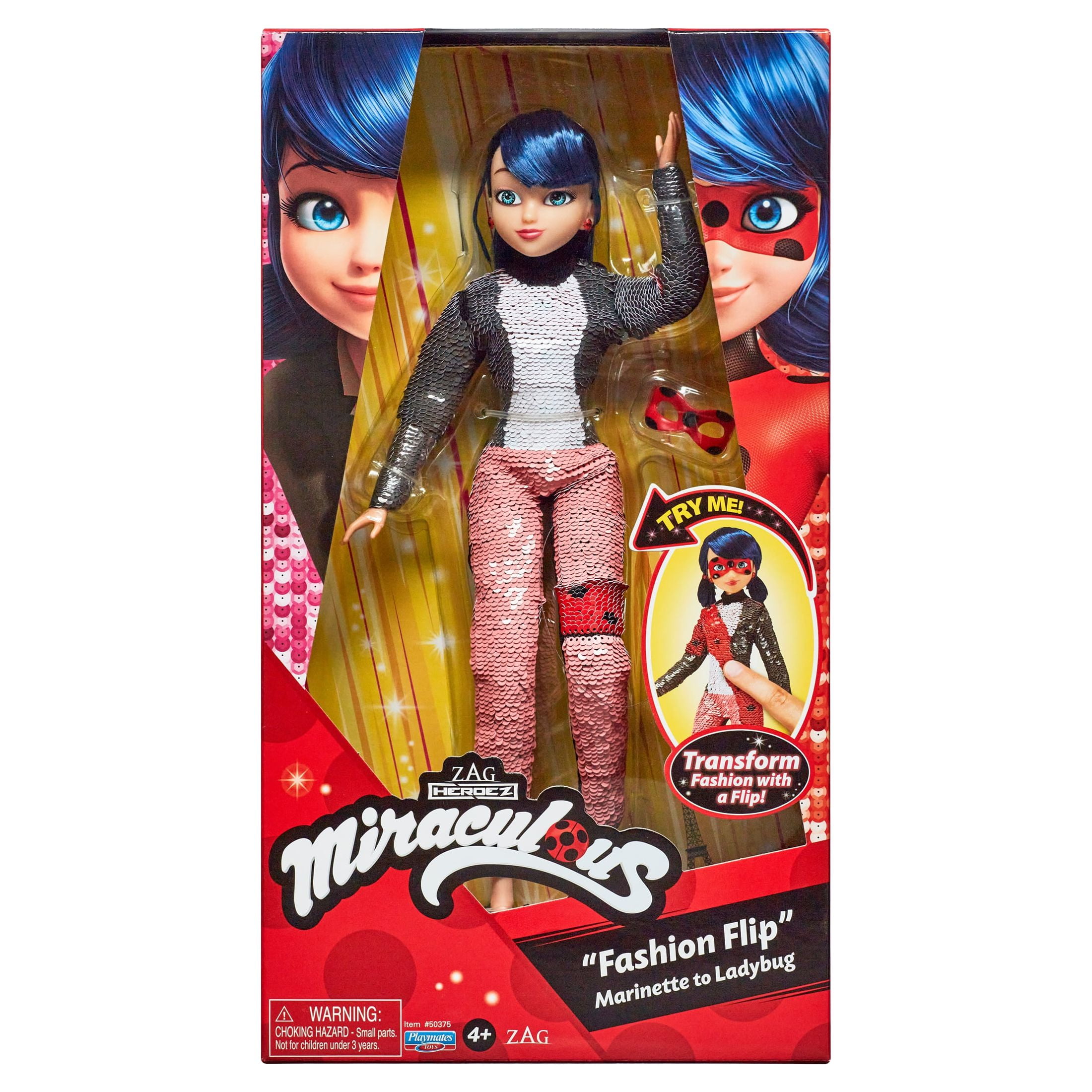  Miraculous Ladybug Heroez 4-Pack Dolls w/Exclusive Ladybug Doll  by Playmates Toys : Toys & Games