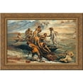 thumbnail image 1 of Miraculous Fishing 24x18 Gold Ornate Wood Framed Canvas Art by Peter Paul Rubens, 1 of 2