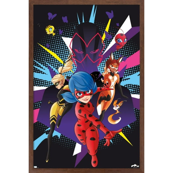 Miraculous - Group Wall Poster, 14.725" x 22.375", Framed
