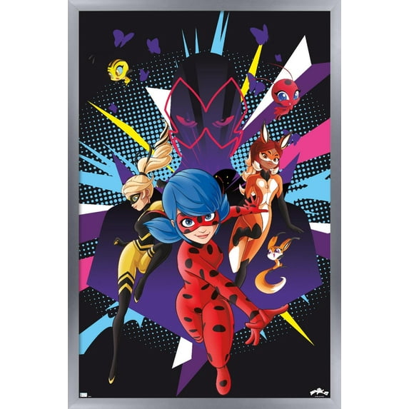 Miraculous - Group Wall Poster, 22.375" x 34", Framed