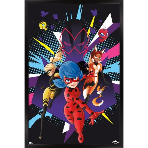 Miraculous - Group Wall Poster, 22.375" x 34", Framed