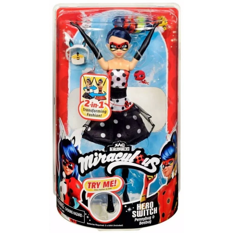 Miraculous Hero Switch Pennybug & Beebug Doll - Walmart.com