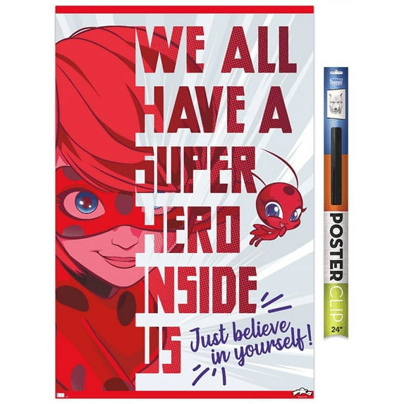 Miraculous - Hero Wall Poster, 22.375" x 34"