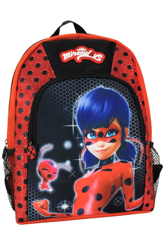 Ladybug Girls Backpack Red One Size