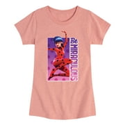 Miraculous Lady Bug and Cat Noir - Be Miraculous - Toddler And Youth Girls Short Sleeve Graphic T-Shirt