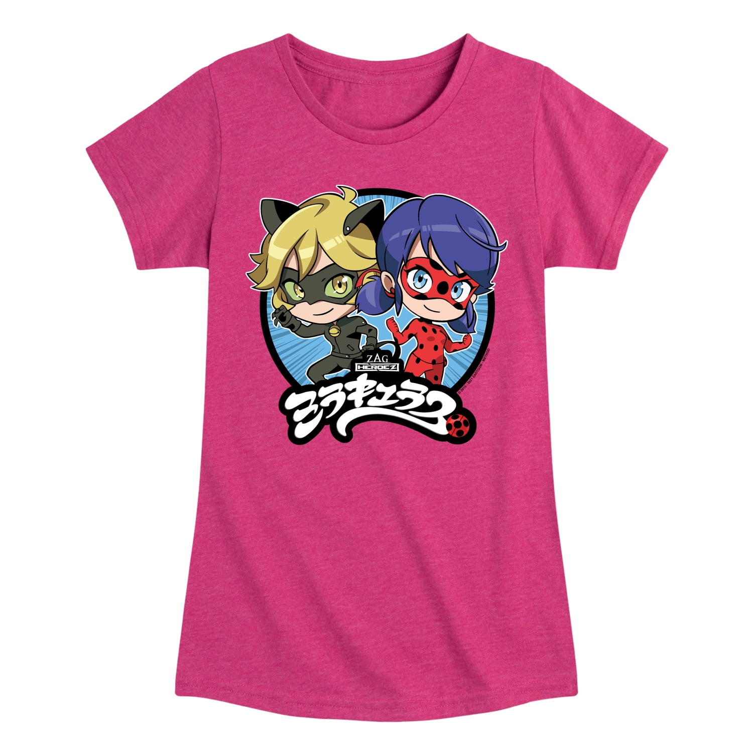 Miraculous: Tales Of Ladybug & Cat Noir Duo Boyfriend Fit Girls T-Shirt