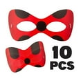 thumbnail image 1 of Miraculous Ladybug 10 Character Masks Cat Nior Party Bag Favors Gifts Supplies Mighty Mojo, 1 of 5