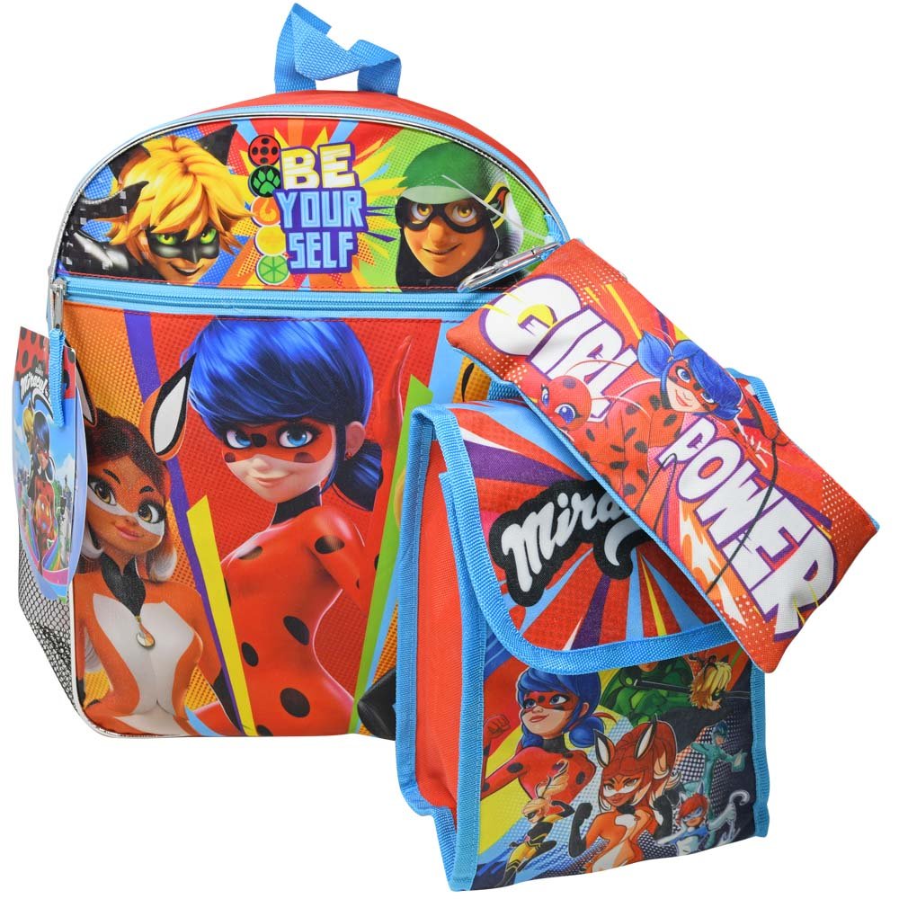 Miraculous Ladybug 5pc Backpack Set