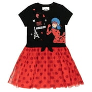 Miraculous Ladybug Big Girls Tulle Dress Little Kid to Big Kid