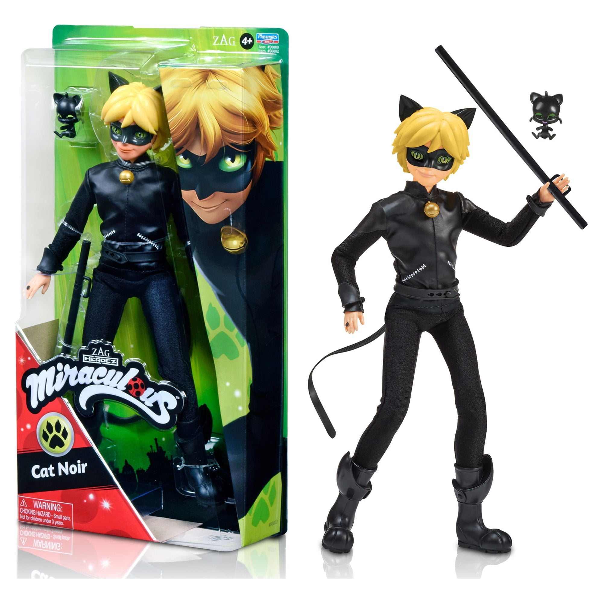 Pack de 2 figurines Miraculous - Ladybug & Chat Noir