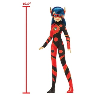 Miraculous Ladybug Switch N Go Scooter with 10.5 Fashion Doll and two  Magic Charms